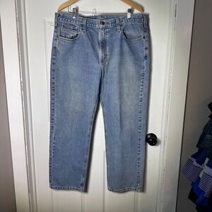 Carhartt B480 DPO Traditional Fit Straight Leg Denim Jeans Mens 40x30 Blue